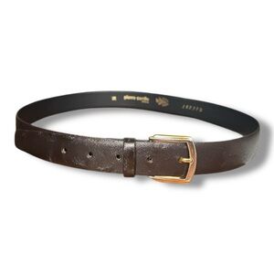 Pierre Cardin Paris Brown Leather Belt Size 34
